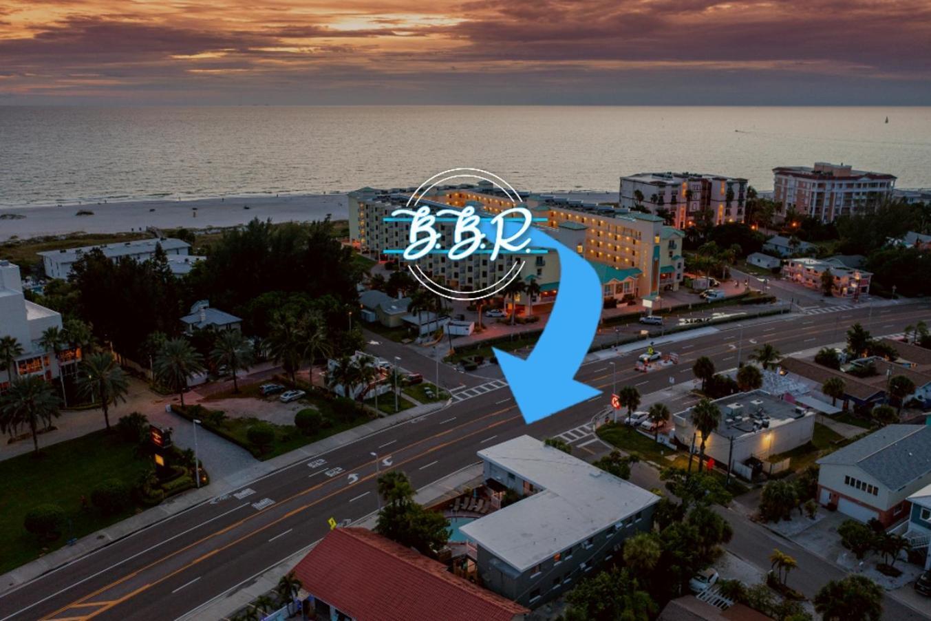 Boutique Beach Retreat Сант Пит Бич Экстерьер фото
